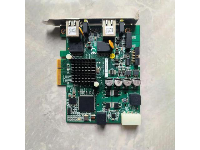 PCI-E PoE Industrial camera image capture card Dual-port card 51-18502-0A20 PCIe-GIE62+