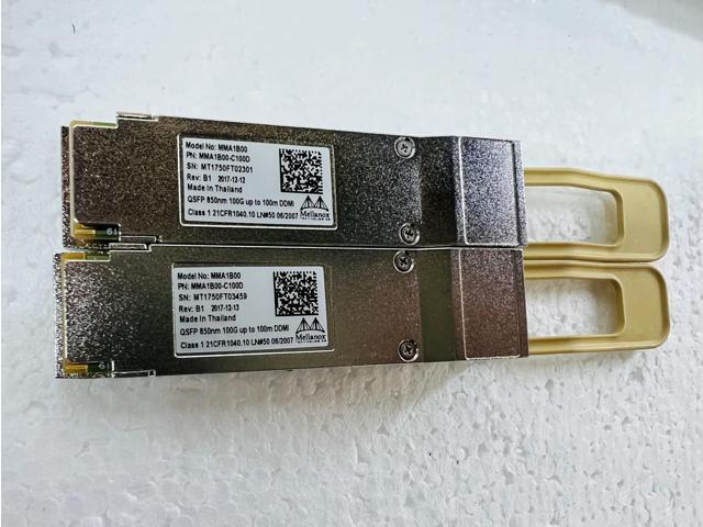 1PCS Mellanox 100G Optical Fiber Module MMA1B00/MMA1B00-C100D/850NM 100GB UP TO 100M DDMI