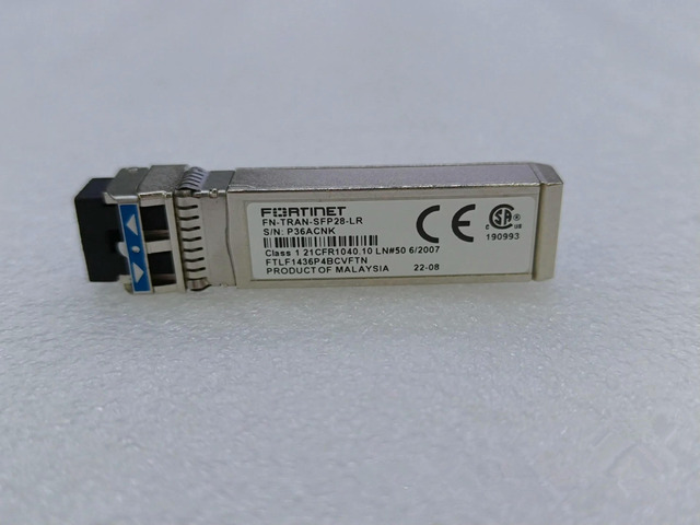 FORTINET SFP 25G LR 1310NM FN-TRAN-SFP28-LR FTLF1436P4BCVFTN FORTINET 25G Fiber Optical Module