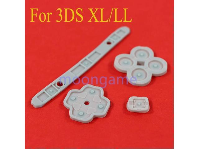 2sets For 3DS XL LL Conductive Rubber Adhesive Button Pad Keypads Rubber Pad Button
