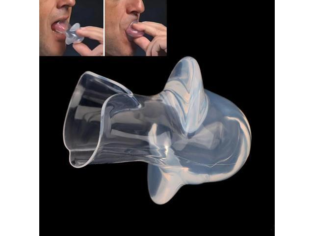 1PC Medical Silicone Anti Snoring Device Apnea Aid Snoring Tongue Retainer Anti Snoring Mouthpiece