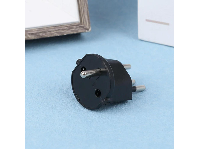 1Pc Plug Travel Adapter Europe German TO Swiss Plugs 10A 250V Power Plug EU To Switzerland Electrical Plug Adapter
