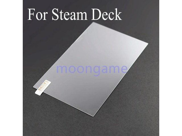 2pcs Tempered Glass Film for Steam Deck Game Console Screen Protector Anti-Scratch Guard Film for Steam Deck Accessories
