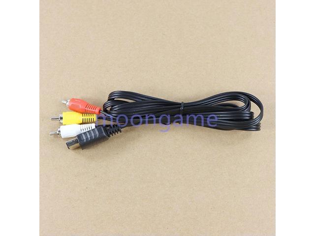 1pc For Sega DC 1.8M Composite AV Audio Video TV Adapter Cable for SEGA Dreamcast RCA Cord