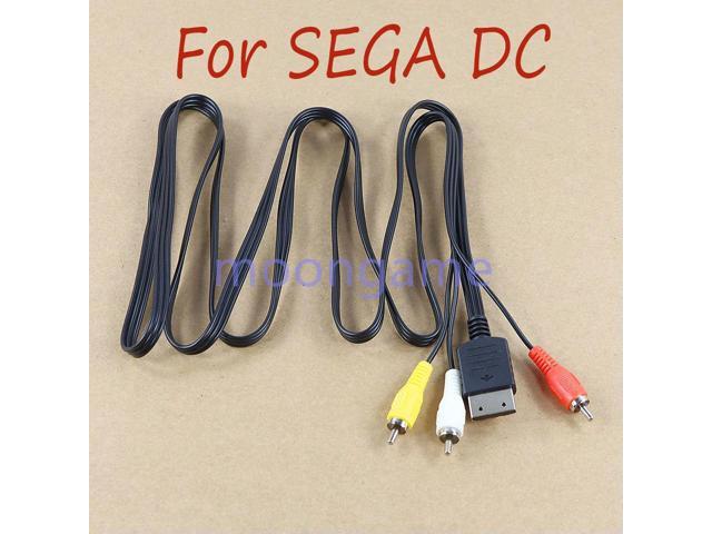 1pc For Sega DC 1.8M Composite AV Audio Video TV Adapter Cable for SEGA Dreamcast RCA Cord