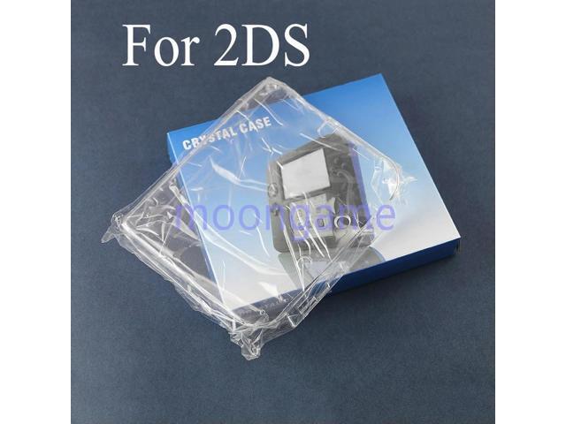 1pc Crystal Clear For 2DS Crystal Case Game Console Case Protective Case Housing Shell Hard Case