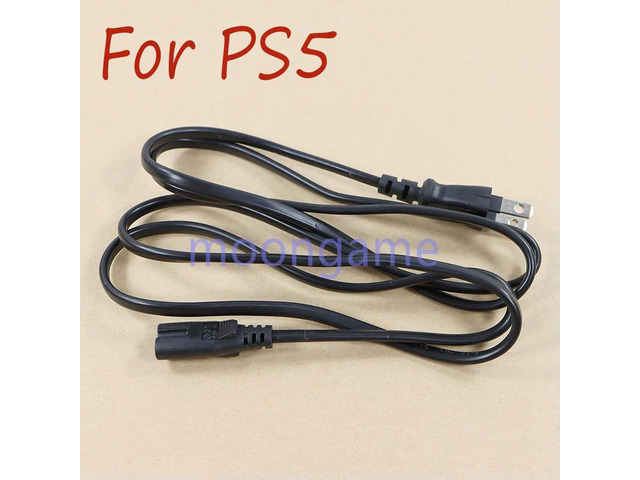 1pc US Power Cable Figure 8 Plug Power Extension Cord for PS5 Connection Cable
