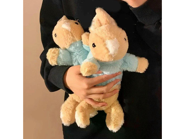 Cute Plush Rabbit Pencil Case Kawaii Doll Back To School Bag Pen Bag Student Stationery Supplies