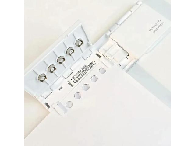 8 Hole Punch Ring Binder Manual A5 B5 A4 Loose-Leaf Notebook Paper Puncher Tool Convenient Lightweight Office Supplies