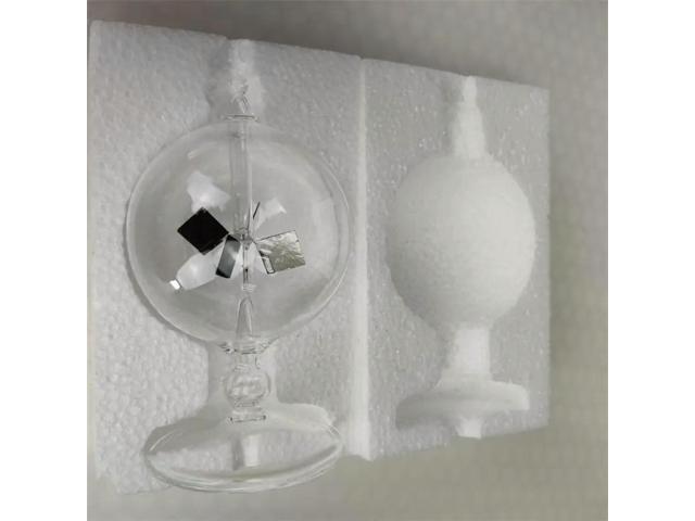 Solar Power Crookes Radiometer Light Pressure Windmill Bolometer for Scientific Research And Educational Purposes