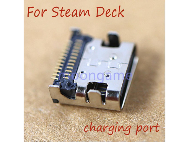 10pcs Replacement USB Charging Port for steam deck Type-C USB Jack Charging Socket Repair Parts