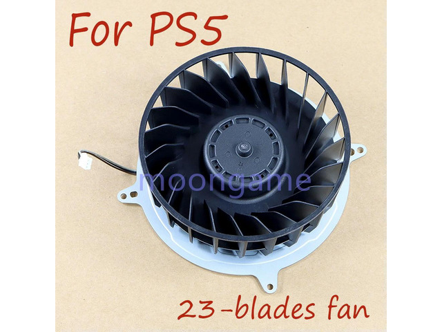1pc Cooling Fan For PS5 Extreme Quiet 23 Blades Fan Repair Parts