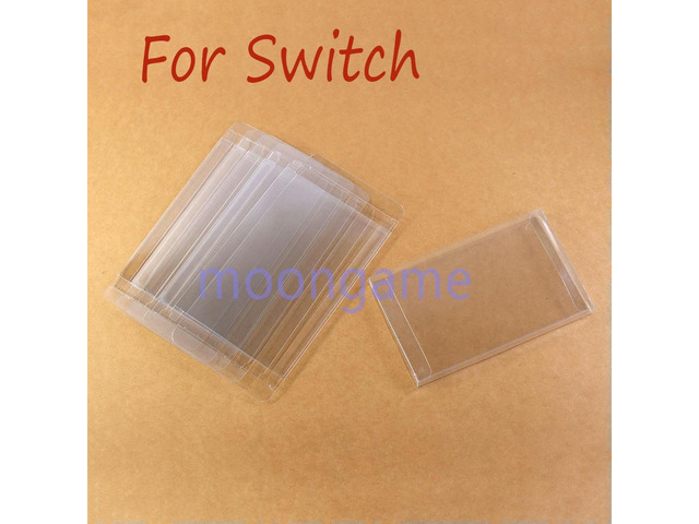 30pcs Game Card Color Box Protector Collection Transparent PET Protective Case For Switch