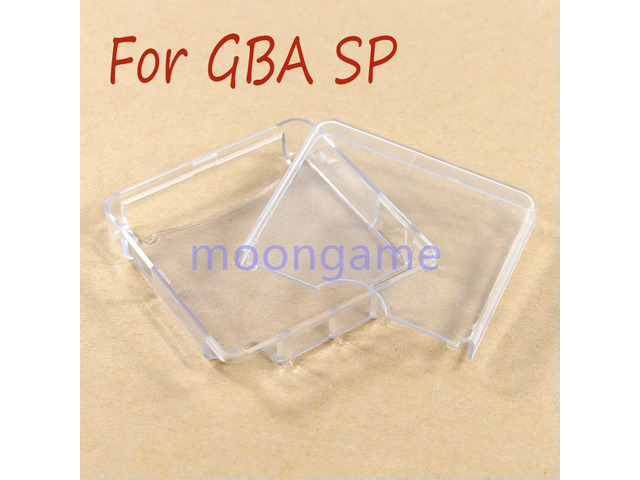 15sets Protective Cover Case For GBA SP Shell Housing For Gameboy Advance SP Game Console Crystal Cover Case