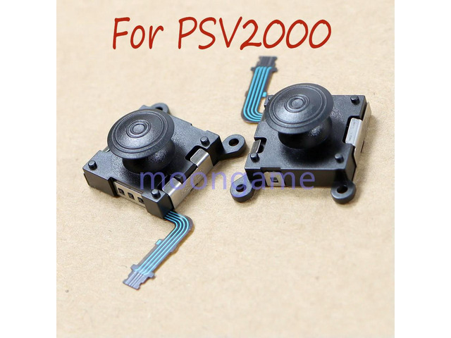 25pcs Replacement Thumbstick 3D Analog Joystick Rocker for PS Vita PSVITA PSV 2000 Black