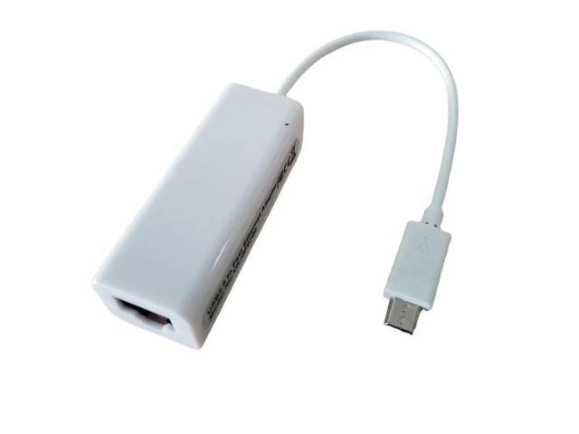 Micro USB 2.0 Type B 5Pin Male to FemaleRJ-45 RJ45 Fast Ethernet Adapter 100Mbps For Android Tablet