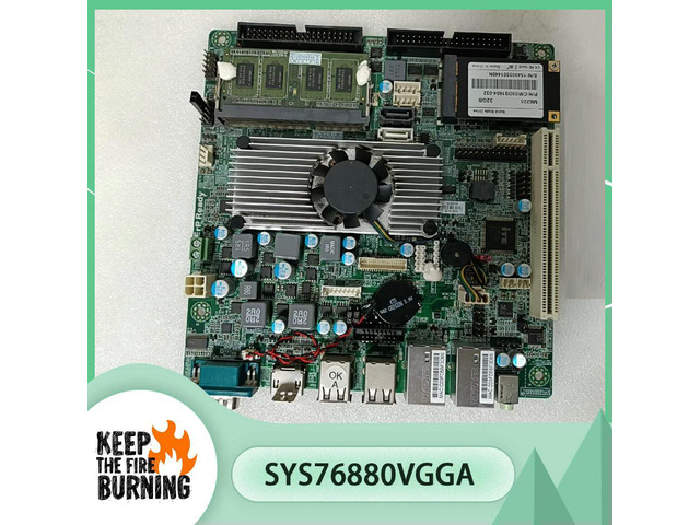 Dual network card industrial control medical motherboard SYS76880VGGA