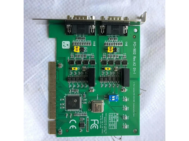 For ADVANTECH 2-port RS-422/485 communication card PCI-1602 Rev. A2 01-1