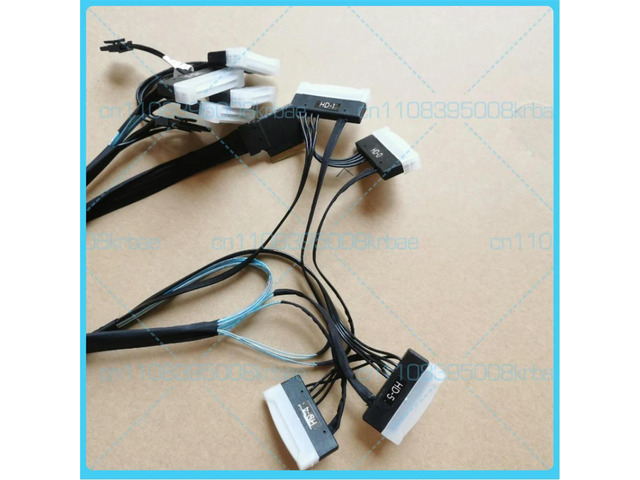 For SAS 4.0 SFF-8654 to 8482 8-bit 8/16-bit SAS Hard Disk Data Cable XHTPN