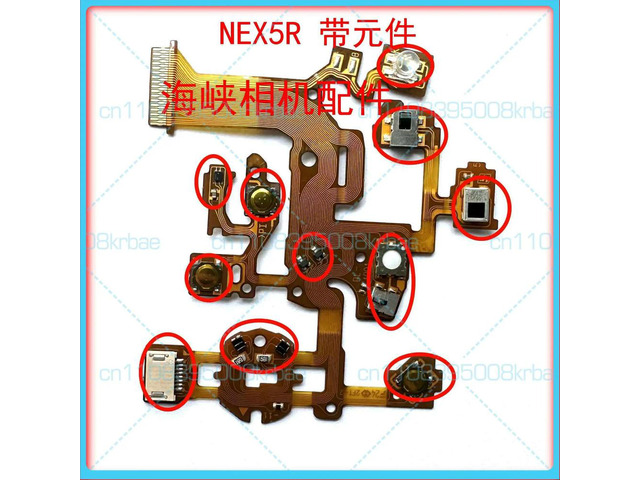 For Nex-5R, NEX5R, NEX5R, top cover wiring, mode dial wiring, switch wiring
