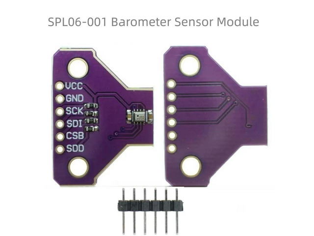 MCU-06 SPL06-001 module - Miniature digital pressure sensor, featuring high accuracy and low current consumption. For drones.