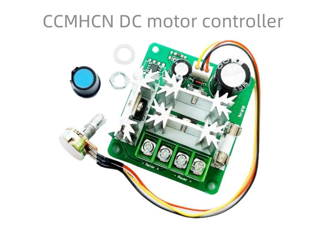 CCMHCN DC motor controller, pwm motor speed regulator, PLC 6V, 12V, 36V, 60V, 90V, 15A