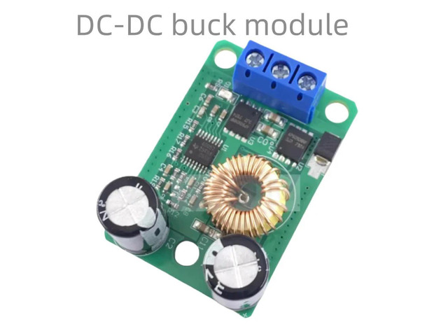 DC-DC buck module 24V/12V to 5V/5A power supply IN (9-35V) replacing 055L over LM2596S is availe in stock