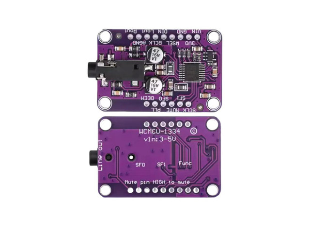 (In stock) CJMCU-1334 UDA1334A module I2S Stereo Decoder I2S Stereo Decoder