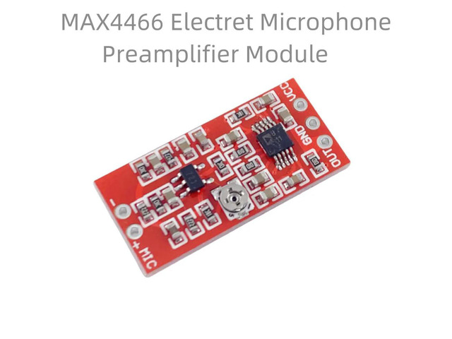 1Pcs MAX4466 Electret Microphone Preamplifier Module with SSM2167 Voice Compression Amp Sound Amplifier Board is in stock