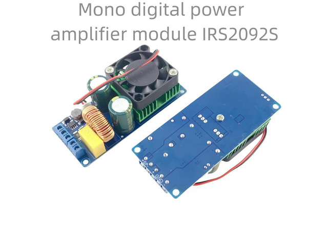 IRS2092S High power 500W D Class HIFI digital power amplifier board finished mono/Super LM3886 in stock