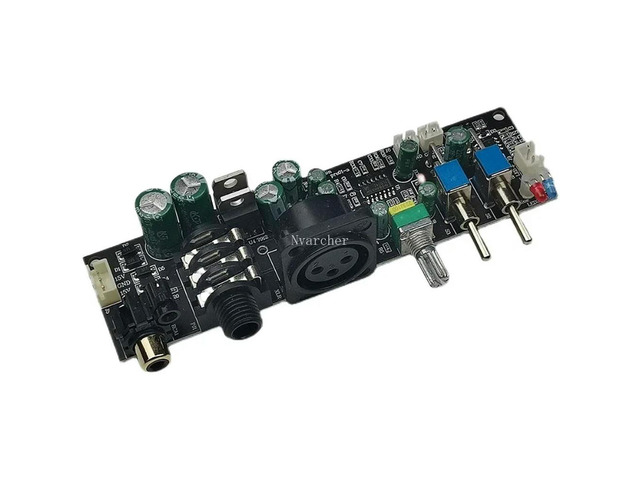Nvarcher HIFI Mono Preamp Tone Amplifier Board Tweeter Bass Adjustment Volume Control For Home Audio Amplifiers