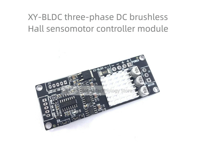 200W XY-BLDC three-phase DC brushless Hall sensor motor controller module, brushless motor driver board