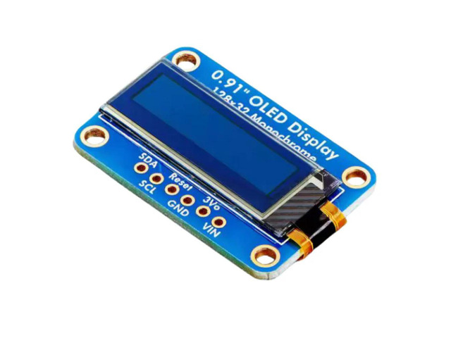0.91-inch OLED display 128x32 I2C-STEMMA QT/Qwiic