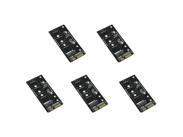 5X M.2 SATA Adapter M2 To SATA Adapter M.2 To SATA Adapter M.2 NGFF Converter 2.5Inch SATA3 Card B Key For 2230-2280 M