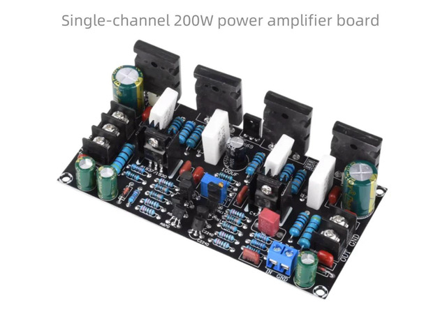 DC20V - 90V Positive and Negative Dual Voltage Single-Channel 200W Post-amp Power Supply Board