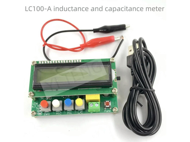 LC100-A High precision digital Inductance and Capacitance meter LC100A multimeter/capacitance meter/inductance meter in stock