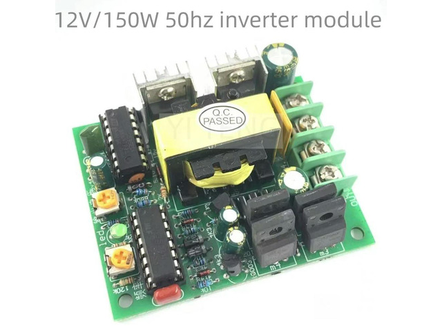 1Pcs 150W Modified Wave DC 12V TO 220V 50Hz 60Hz / Inverter circuit board DC-AC Lithium Boost POWER converter Module