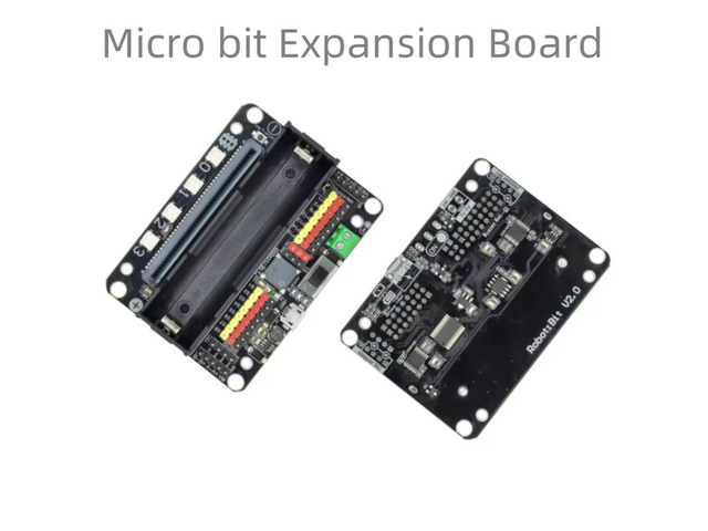 1Pcs bit Expansion Board Microbit Elementary and Middle School Starter Robotbit V2.0 Python Programming