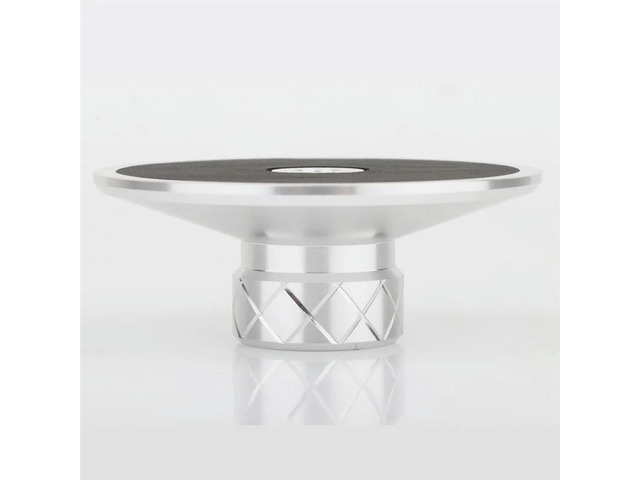 Vinyl Turntable Weight l Disc Stabilizer Vibration Reducer Record Clamp Turntables Silver Durable Easy Install