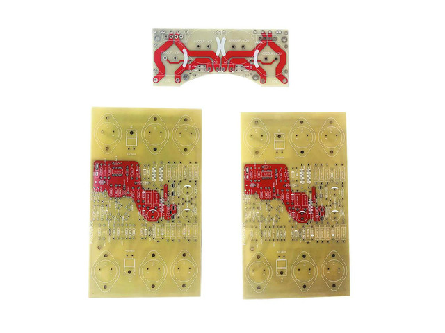 Nvarcher QUAD606 gold seal version power board and amplifier PCBs
