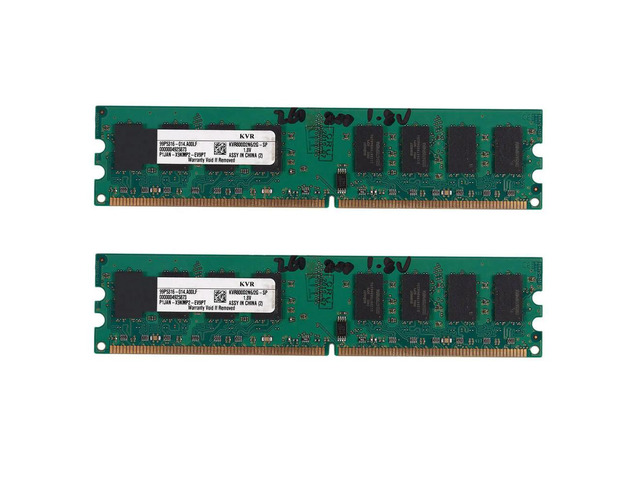 2X 2GB DDR2 PC2-6400 800Mhz 240Pin 1.8V Desktop DIMM Memory RAM For, For (2GB/800,W)
