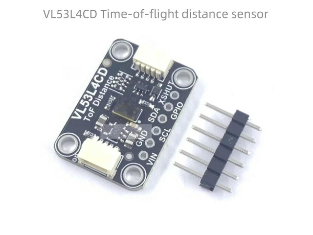 1Pcs VL53L4CD Time-of-Flight (ToF) Distance Sensor 1 to 1300mm Range Compatible with STEMMA QT & Qwiic Laser-ranging Sensor