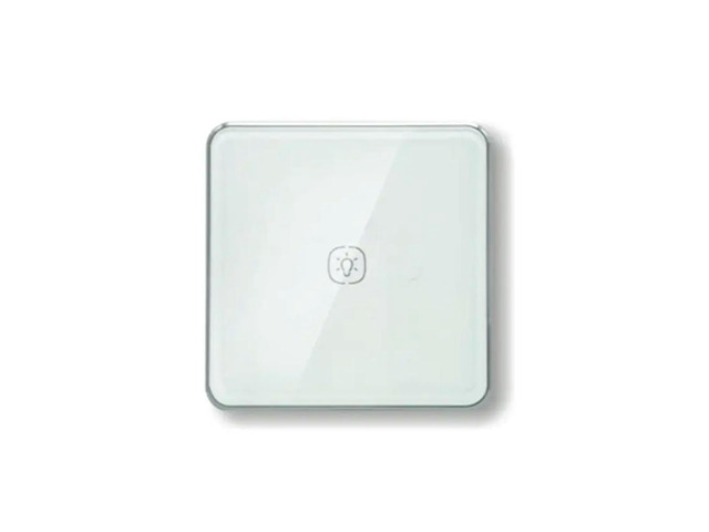 Zigbee Light Switch With Aluminum Frame Glass Touch Switch Work With Tuya Alexa Home Assistant Control A