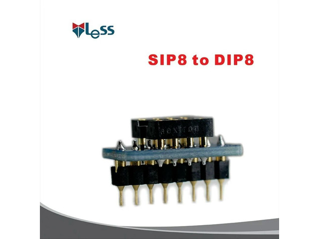 SIP8 TO DIP8, Single Row 8 Operational Amplifier to Dual Row Operational Amplifier PCB