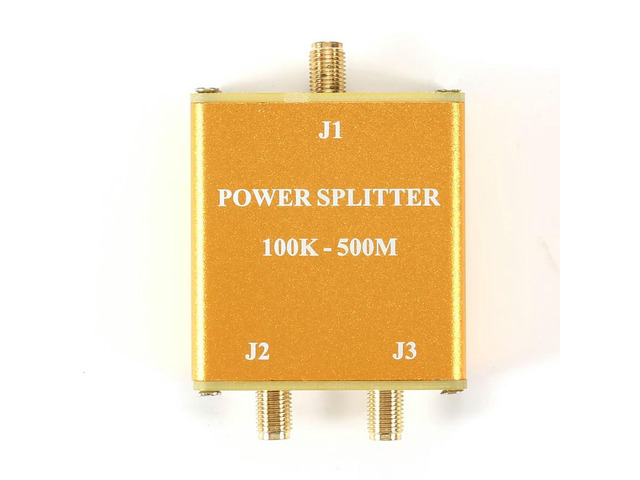 Power splitter combiner/splitter (aluminum shell) frequency range: 100K-500MHz