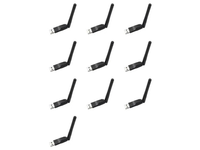 10X MT7601 Chip 150Mbps USB Antenna 2.4Ghz Network Adapter Rotatable USB2.0 For Satellite Receiver