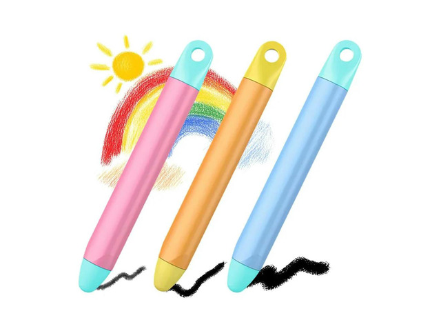 For Kids Stylus Pen 3PCS Silicone Multifunctional Touch Screen Rubber Tip Kid-Friendly Safe Stylus Pen For Kids Tablet