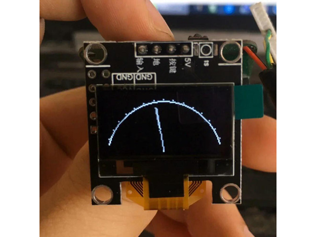 Mini 0.96 Inch OLED Music Spectrum Display Analyzer MP3 PC Amplifier Audio Level Indicator Rhythm VU METER