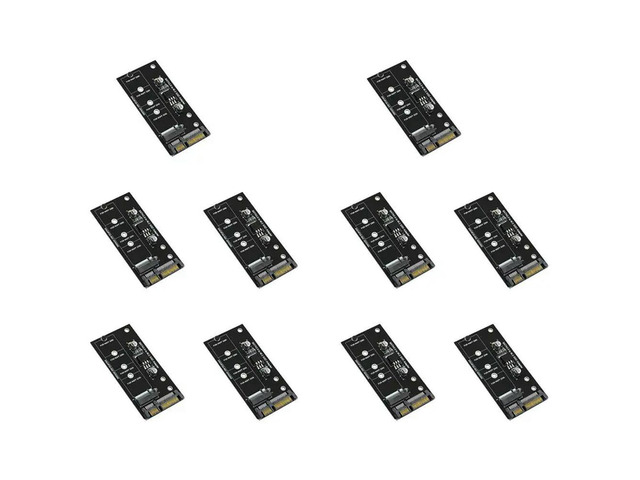 10X M.2 SATA Adapter M2 To SATA Adapter M.2 To SATA Adapter M.2 NGFF Converter 2.5Inch SATA3 Card B Key