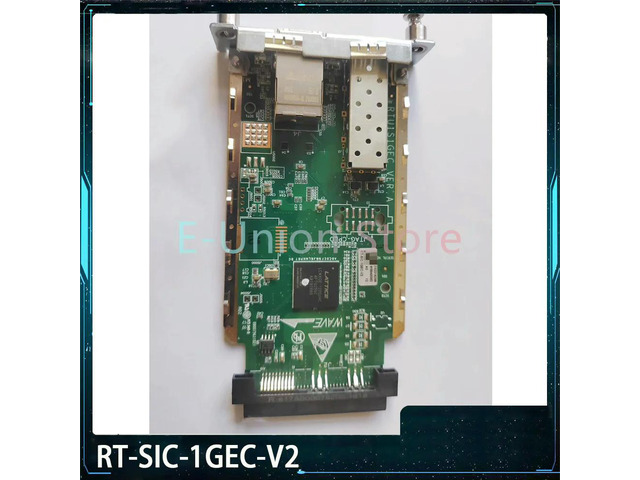1-Port Gigabit Electrical (RJ45)+1-Port Gigabit Optical (SFP Combo) Ethernet SIC Module RT-SIC-1GEC-V2